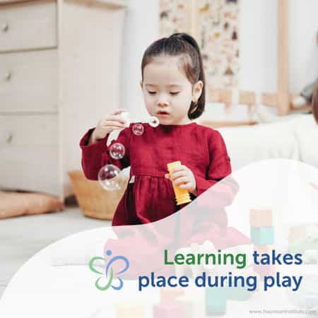 Learning takes place during play