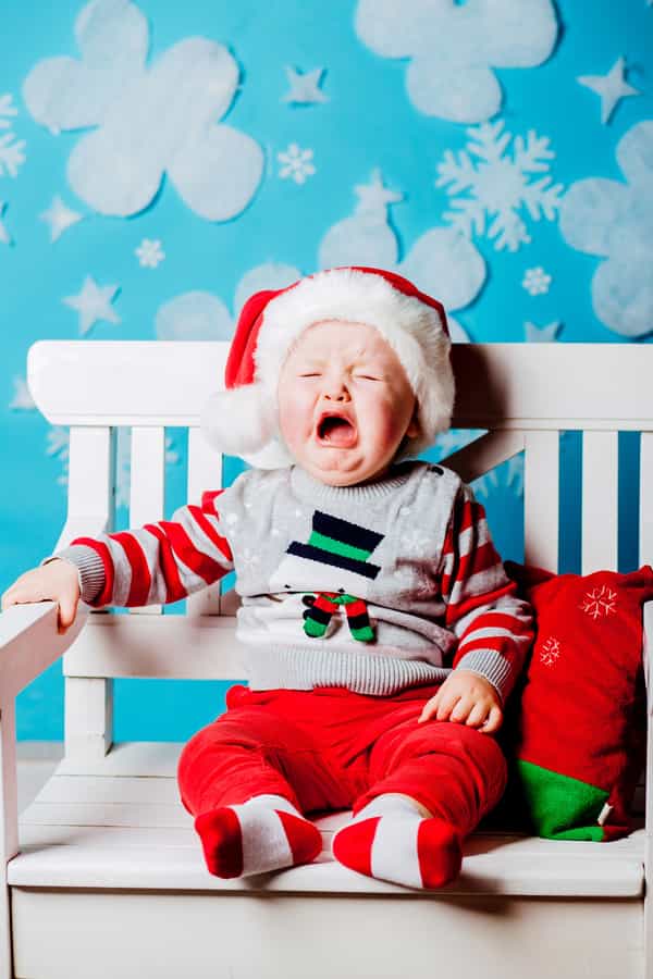 When children experience holiday stress, they may have meltdowns