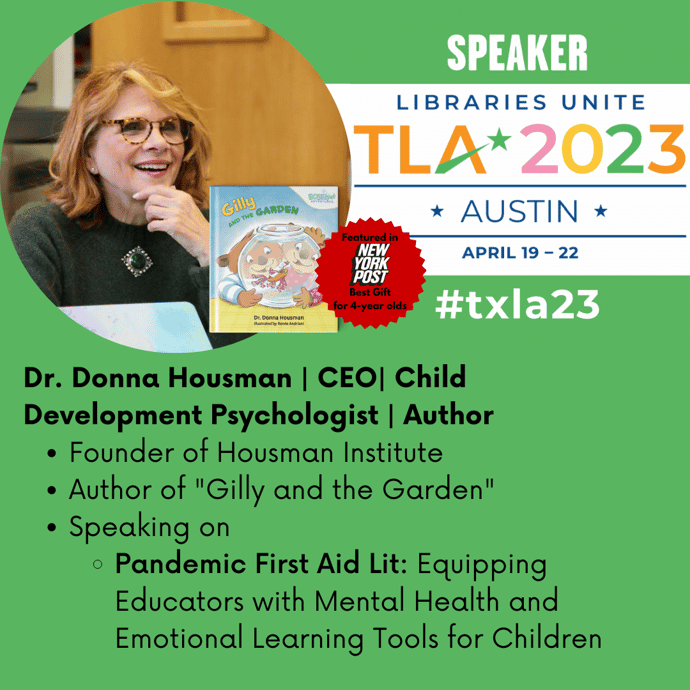 Dr. Donna Housman Author and Speaker at TLA TXLA23