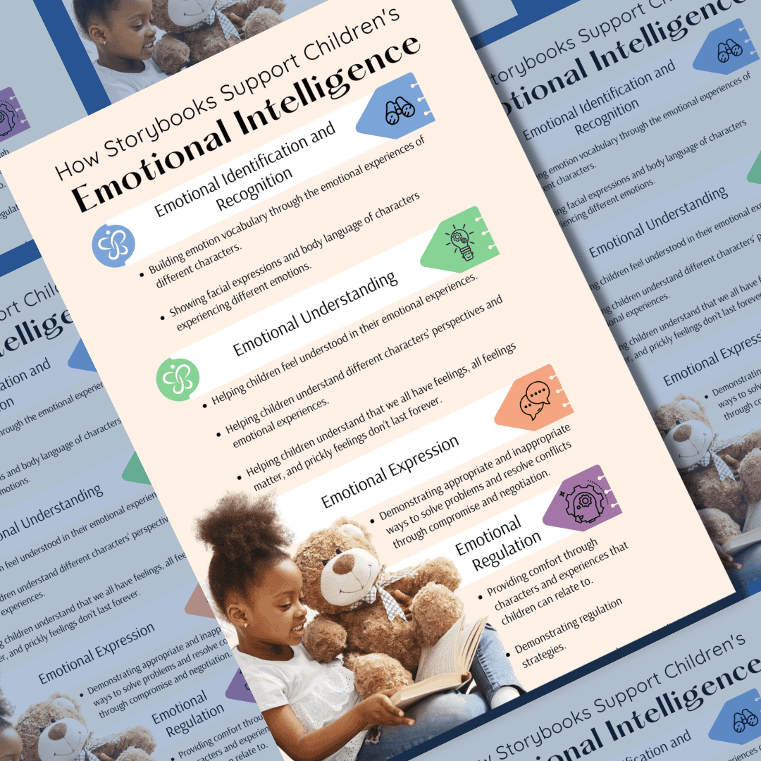 download how storybooks support children's emotional intelligence infographic pdf