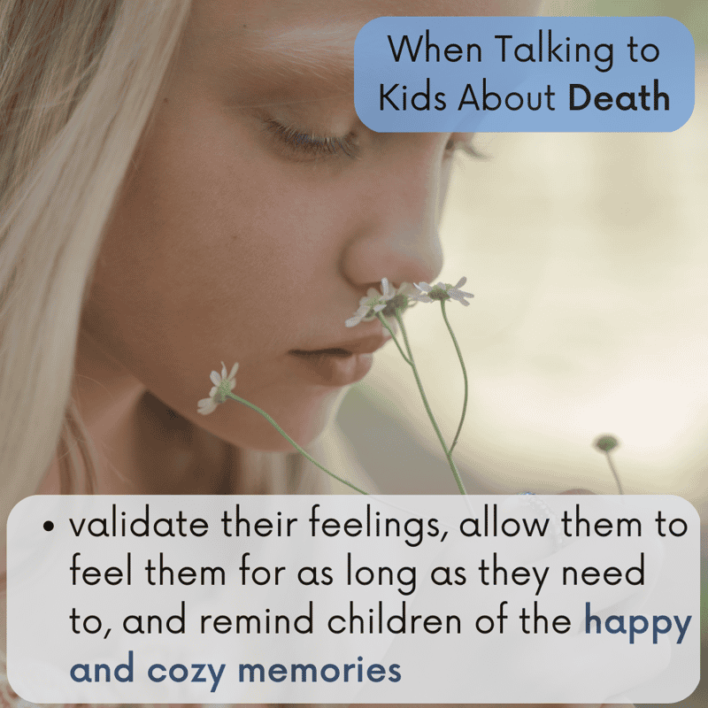 How to talk to kids about death
