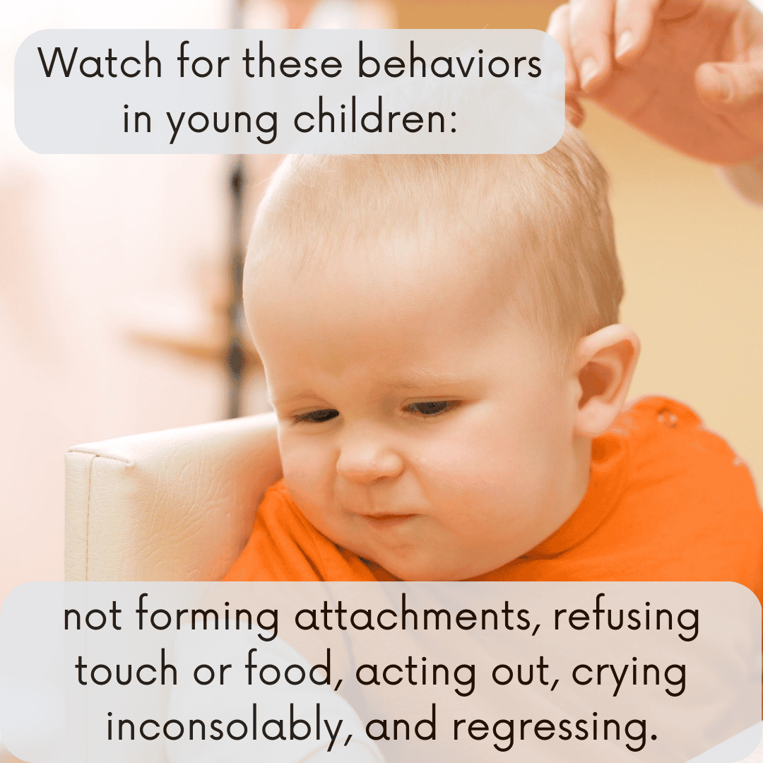 mental health warning signs in young children