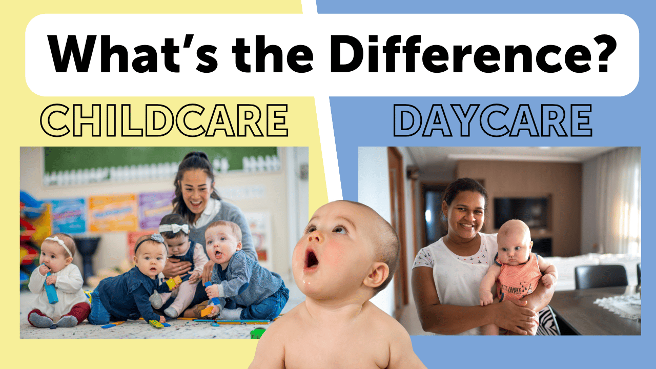 What's the difference between childcare and daycare?
